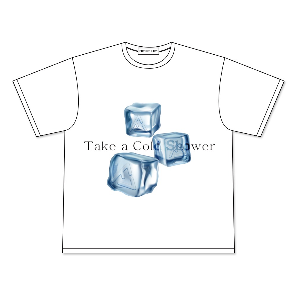 COLD SHOWER T-SHIRTS - WHITE
