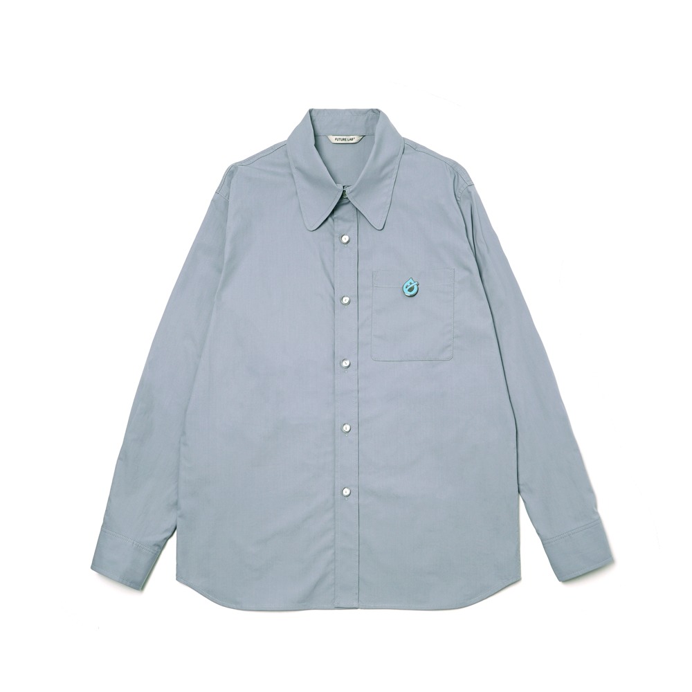 DOUBLE BUTTONED SHIRTS - BLUE
